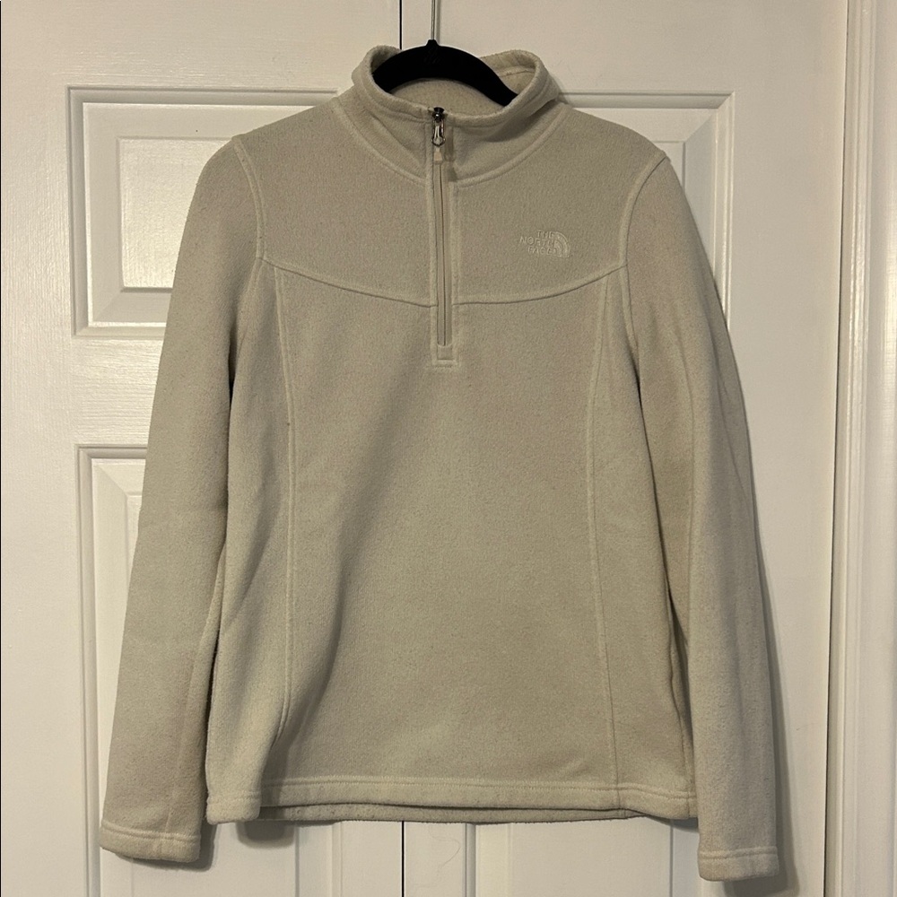 Women’s The North Face Off-White Fleece Jacket